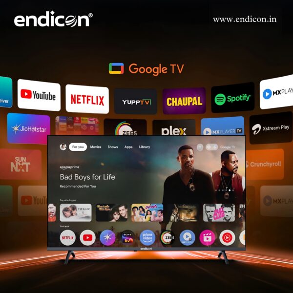 Endicon 164 cm 65" 4K Ultra HD Smart Led Google TV EC65XAV-GT - Image 3